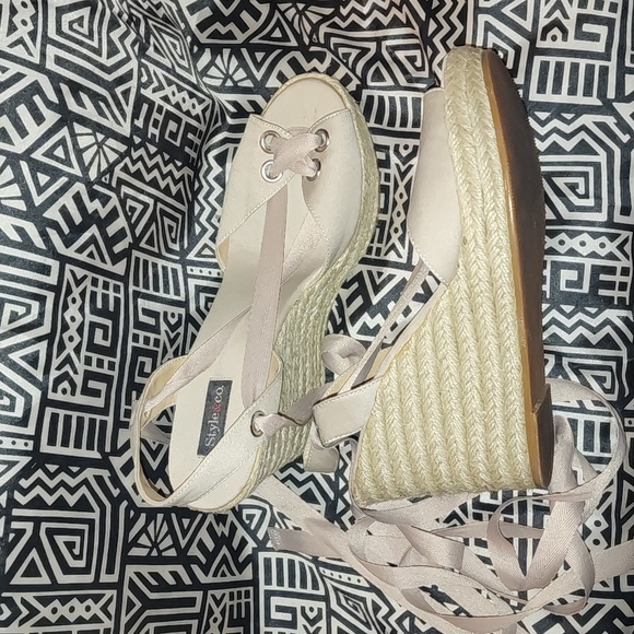 Style & Co. Lace up espadrilles Women's 7.5 - Picture 4 of 8